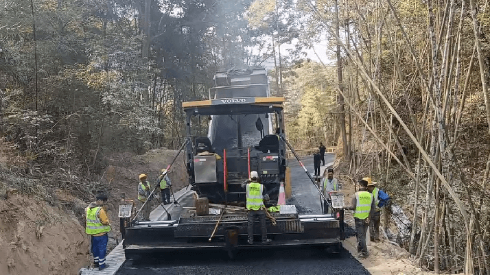 惠州龙门沥青道路施工